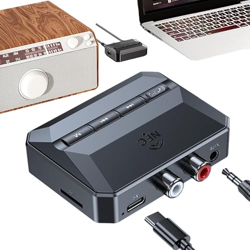 LearnLyrics Audio-Transmitter, kabelloser Audio-Sender – tragbarer Adapter für Stereo, kabelloser Audio-Adapterempfänger für den Heimgebrauch mit geringer Latenz LearnLyrics Audio-Transmitter, kabelloser Audio-Sender – tragbarer Adapter für Stereo, kabelloser Audio-Adapterempfänger für den Heimgebrauch mit geringer Latenz von LearnLyrics
