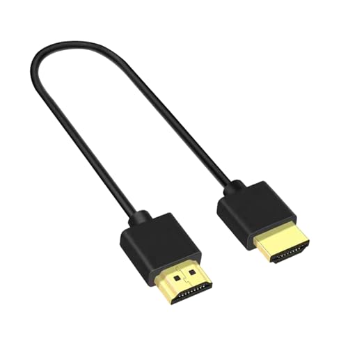 LearnLyrics Dünne HD -Kabel - Ultra Slim -Kabel für 4K TV -Monitor -Laptop, hohe Geschwindigkeit von 18 Gbit/s - | Flexible leichte Videokabel zum Streaming - -Display -Setup, kompaktes LearnLyrics Dünne HD -Kabel - Ultra Slim -Kabel für 4K TV -Monitor -Laptop, hohe Geschwindigkeit von 18 Gbit/s - | Flexible leichte Videokabel zum Streaming - -Display -Setup, kompaktes von LearnLyrics