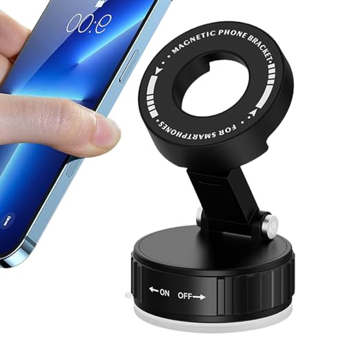 LearnLyrics Magnetische Handyhalterung Für Auto,Auto Handyhalterung Halterung | Faltbare Smartphone-Halterung Für Fahrzeuge & Halterung Für Armaturenbrett von LearnLyrics
