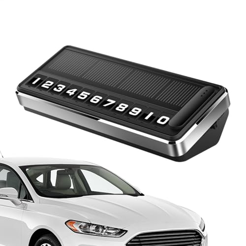 Temporäres Parkplatzschild, solarbetriebenes Parkschild | Telefonnummer des sich bewegenden Autos – Solar-Telefontelefon Temporäres Parkplatzschild, solarbetriebenes Parkschild | Telefonnummer des sich bewegenden Autos – Solar-Telefontelefon von LearnLyrics