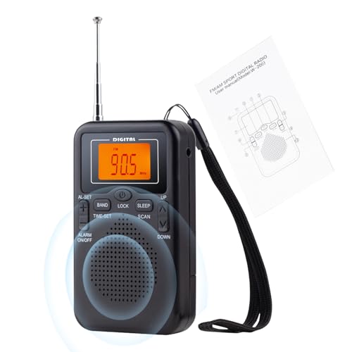 Transistor AM FM Radio – Kompakter Taschentransistorempfänger, tragbares Analog-Stimmgerät | integrierter Kopfhöreranschluss, Akku-Radio, leichter Reisebegleiter für Notfallalarm Transistor AM FM Radio – Kompakter Taschentransistorempfänger, tragbares Analog-Stimmgerät | integrierter Kopfhöreranschluss, Akku-Radio, leichter Reisebegleiter für Notfallalarm von LearnLyrics