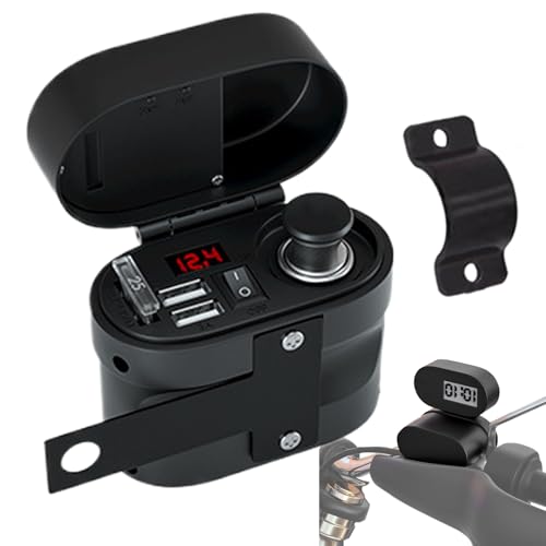 USB -Ladegerät für Motorrad - wasserdichtes Lenkeradapter, Double Fast Last Port | 12 V Socket Converter, intelligentes Display, einfach zu installierende Stecker -Zubehör für VO Comfortund präzise An USB -Ladegerät für Motorrad - wasserdichtes Lenkeradapter, Double Fast Last Port | 12 V Socket Converter, intelligentes Display, einfach zu installierende Stecker -Zubehör für VO Comfortund präzise An von LearnLyrics