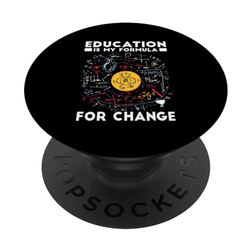 EDUCATION IS MY FORMULA FOR CHANGE PopSockets Klebender PopGrip EDUCATION IS MY FORMULA FOR CHANGE PopSockets Klebender PopGrip von Learning Education Formula Change Teacher Educator