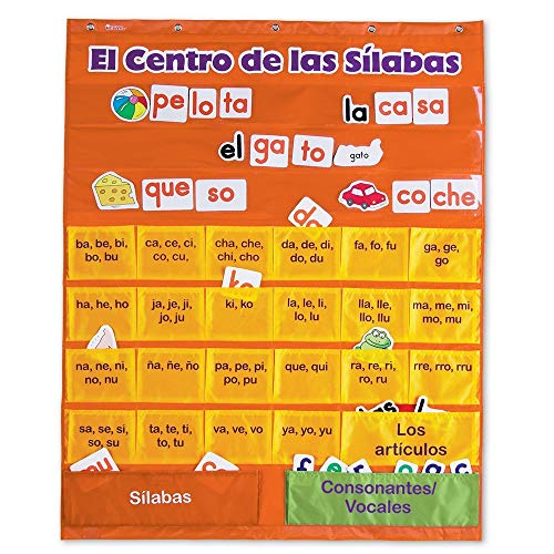 Learning Resources El Centro de las Silabas (spanische Syllables) Taschendiagramm von Learning Resources