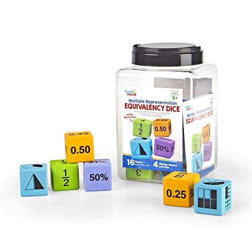 Learning Resources Würfel „Äquivalenzdarstellungen“ von hand2mind