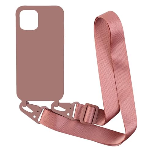 Handykette Hülle für Samsung Galaxy A33(5G) mit Band Halsband Lanyard (abnehmbar) Handyhülle,Handyhülle mit Verstellbarer Lanyard,Stoßfest Silikonhülle Handykette Handyhülle .-Rosa von Leather Armor