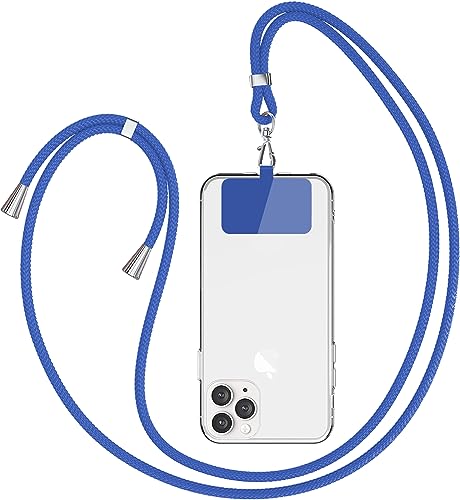 Leather Armor Universal Handykette geeignet für alle Smartphones, Kette zum Umhängen, Pad mit Kordel, Smartphonekette für Unterwegs, Handyband mit jeder Hülle kombinierbar -Licht Blau Leather Armor Universal Handykette geeignet für alle Smartphones, Kette zum Umhängen, Pad mit Kordel, Smartphonekette für Unterwegs, Handyband mit jeder Hülle kombinierbar -Licht Blau von Leather Armor