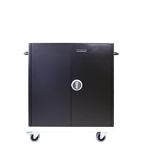 Leba NoteCart UniFit for 24 Laptops with Sliding Shelves, NCU-24-SH-SC von Leba