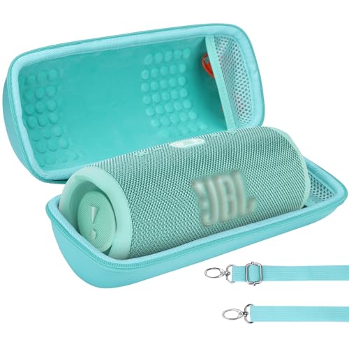 Lebakort Hart Reise Schutz Hülle Etui Tasche für JBL Charge 5 Charge 4 Bluetooth Wasserdichter Portabler Kabellos Lautsprecher (Minzgrün) von Lebakort