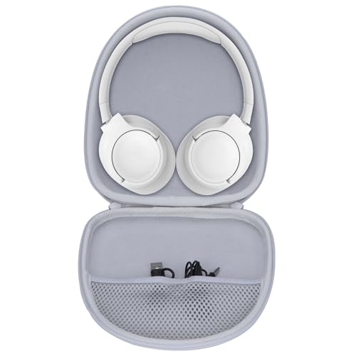 Lebakort Hart Reise Schutz Hülle Etui Tasche für JBL Tune 510BT 710BT 720BT 660NC 700BT 760NC 750BTNC 660NC 560BT 570BT 520BT 670BT 770NC JBL Live 650BTNC 400BT 500BT Bluetooth Kopfhörer (Weiß) von Lebakort
