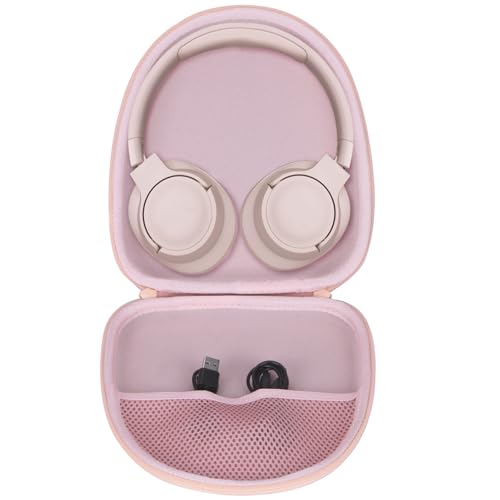 Lebakort Hart Reise Schutz Hülle Etui Tasche für JBL Tune 510BT 710BT 720BT 660NC 700BT 760NC 750BTNC 660NC 560BT 570BT 520BT 670BT 770NC JBL Live 650BTNC 400BT 500BT Bluetooth Kopfhörer (Rosa) von Lebakort