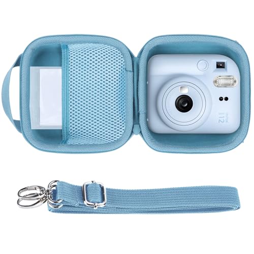 Lebakort Hart Schutz Hülle Etui Tasche für INSTAX Mini 12 Sofortbildkamera/INSTAX Mini 11 Sofortbildkamera (Pastel-Blue) von Lebakort
