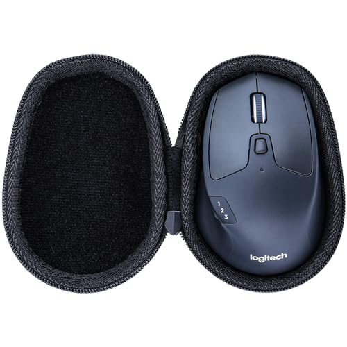 Lebakort Hart Schutz Hülle Etui Tasche für Logitech M720 Triathlon Multi-Device Kabellose Bluetooth Maus von Lebakort