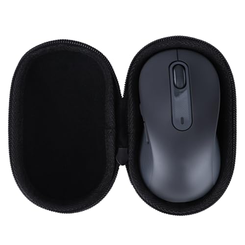 Lebakort Hart Schutz Hülle Etui Tasche für Logitech Signature M650 L Maus (Graphite) von Lebakort