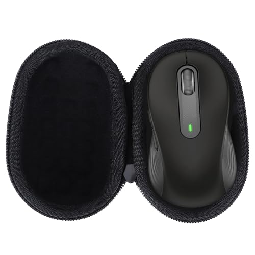Lebakort Hart Schutz Hülle Etui Tasche für Logitech Signature M650 Maus (Graphite) von Lebakort