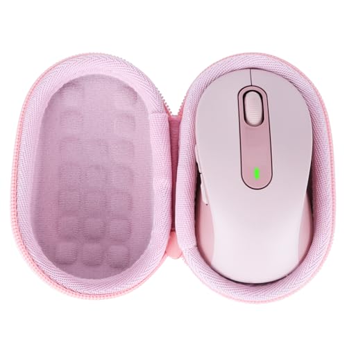 Lebakort Hart Schutz Hülle Etui Tasche für Logitech Signature M650 Maus (Pink) von Lebakort