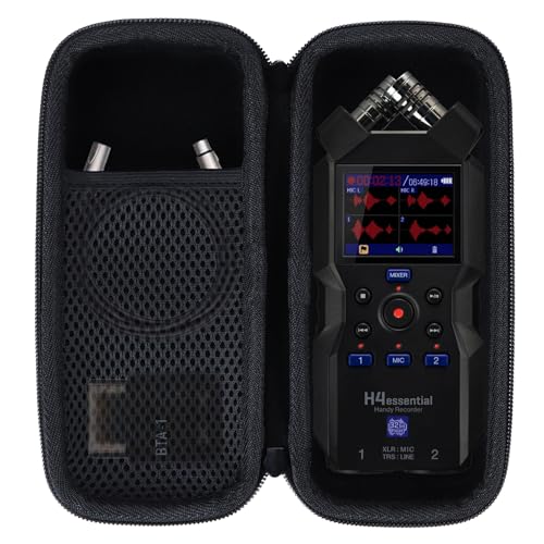 Lebakort Hart Schutz Hülle Etui Tasche für Zoom H4essential Handy Recorder von Lebakort