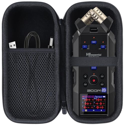 Lebakort Hart Schutz Hülle Etui Tasche für Zoom H5studio Handy Recorder/Zoom H6essential Handy Recorder Lebakort Hart Schutz Hülle Etui Tasche für Zoom H5studio Handy Recorder/Zoom H6essential Handy Recorder von Lebakort