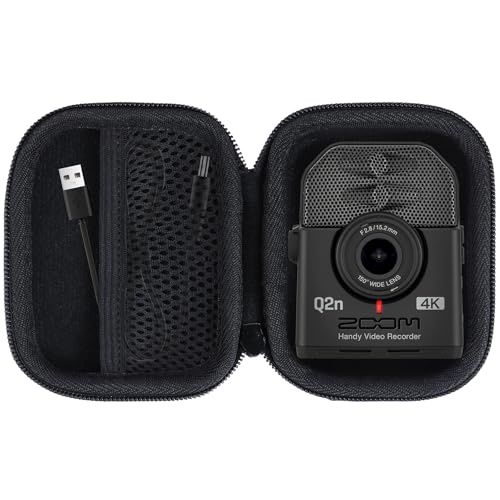 Lebakort Hart Schutz Hülle Etui Tasche für Zoom Q2n-4K Handy Video Recorder von Lebakort