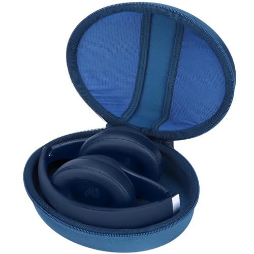 Lebakort Hart Tasche Hülle Etui für Beats Studio Pro/Studio 3 / Solo Pro/Solo 4 / Solo 3 / Solo 2 kabellosen Over-Ear-Bluetooth-Kopfhörern mit Geräuschunterdrückung (Blau) von Lebakort
