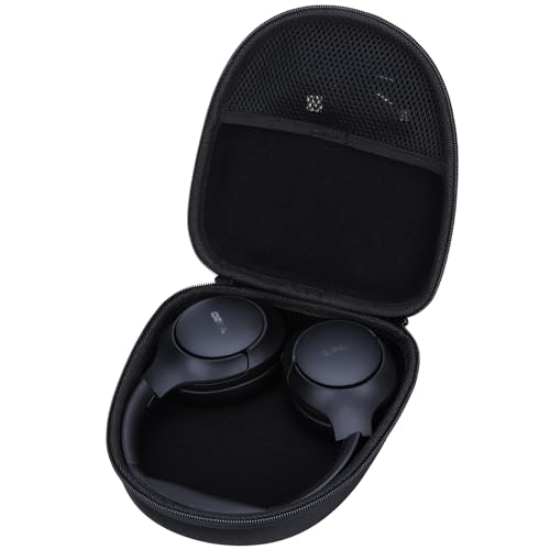 Lebakort Hart Schutz Hülle Etui Tasche für TOZO HT2 Kabelloser Hybrid Active Noise Cancelling Bluetooth Kopfhörer (Schwarz) von Lebakort