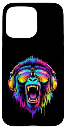 Lebendiger Affe Kopfhörer Hülle für iPhone 15 Pro Max Lebendiger Affe Kopfhörer Hülle für iPhone 15 Pro Max von Lebendiger Affe Kopfhörer Designs