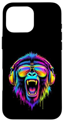 Lebendiger Affe Kopfhörer Hülle für iPhone 16 Pro Max Lebendiger Affe Kopfhörer Hülle für iPhone 16 Pro Max von Lebendiger Affe Kopfhörer Designs