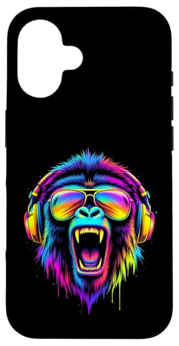 Lebendiger Affe Kopfhörer Hülle für iPhone 16 Lebendiger Affe Kopfhörer Hülle für iPhone 16 von Lebendiger Affe Kopfhörer Designs