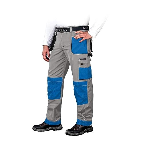 Leber & Hollman Herren Arbeitshose LH-FMN-T B, 65% Polyester 35% Baumwolle 270 g/m2, Bundhose mit Taschen für Knieschoner, 9 Multifunktionstaschen+ Schlaufe und Schlüsselhaken Leber & Hollman Herren Arbeitshose LH-FMN-T B, 65% Polyester 35% Baumwolle 270 g/m2, Bundhose mit Taschen für Knieschoner, 9 Multifunktionstaschen+ Schlaufe und Schlüsselhaken von LEBER & HOLLMAN
