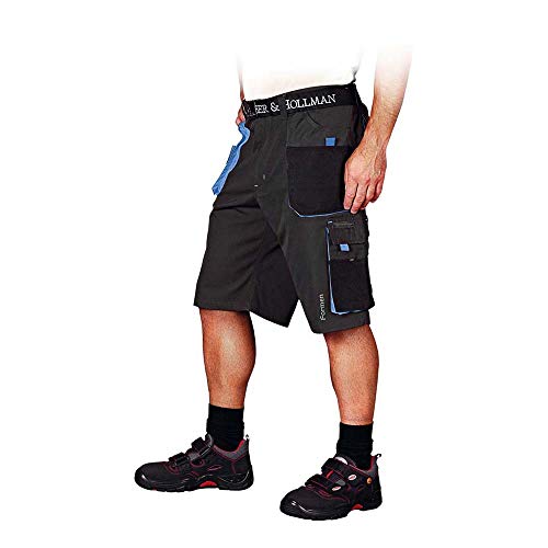 Leber & Hollman Herren kurze Arbeitshose LH-FMN-TS, 65% Polyester 35% Baumwolle 270 g/m2, Bundhose mit Multifunktionstaschen+ Schlaufe und Schlüsselhaken Leber & Hollman Herren kurze Arbeitshose LH-FMN-TS, 65% Polyester 35% Baumwolle 270 g/m2, Bundhose mit Multifunktionstaschen+ Schlaufe und Schlüsselhaken von LEBER & HOLLMAN