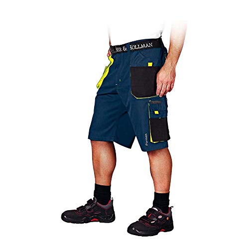 Leber & Hollman Herren kurze Arbeitshose LH-FMN-TS, 65% Polyester 35% Baumwolle 270 g/m2, Bundhose mit Multifunktionstaschen+ Schlaufe und Schlüsselhaken Leber & Hollman Herren kurze Arbeitshose LH-FMN-TS, 65% Polyester 35% Baumwolle 270 g/m2, Bundhose mit Multifunktionstaschen+ Schlaufe und Schlüsselhaken von LEBER & HOLLMAN