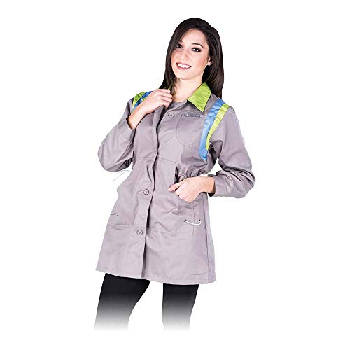 Leber&Hollman LH-Colviser_Xxl Service Schutzschürze für Frauen, Grau-Hellblau-Hellgrün, XXL Größe Leber&Hollman LH-Colviser_Xxl Service Schutzschürze für Frauen, Grau-Hellblau-Hellgrün, XXL Größe von LEBER & HOLLMAN