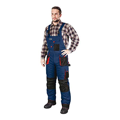 Leber&Hollman LH-FMNW-B_GBCM Formen Gefütterte Schutzlatzhose, Dunkelblau-Schwarz-Rot, M Größe Leber&Hollman LH-FMNW-B_GBCM Formen Gefütterte Schutzlatzhose, Dunkelblau-Schwarz-Rot, M Größe von LEBER & HOLLMAN