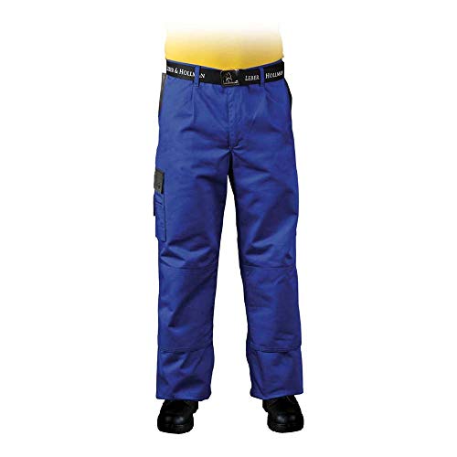 Leber&Hollman LH-Hammer_Ns52 Cotton Blue Schutzhose, Blau-Grau, 52 Größe von Leber&Hollman