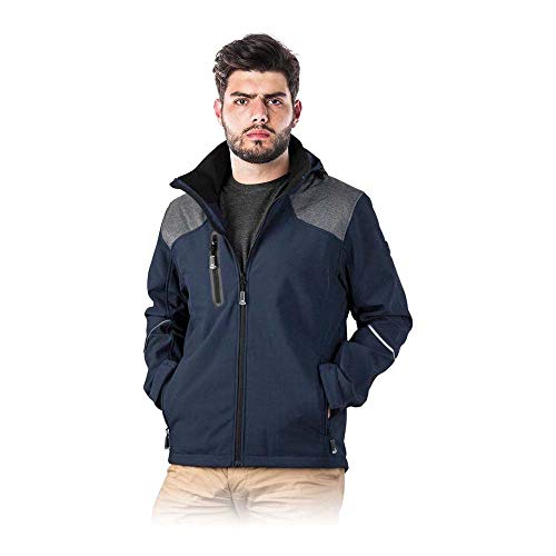 Leber&Hollman LH-Horn_Gsxxl Schutzjacke, Dunkelblau-Grau, XXL Größe von Leber&Hollman