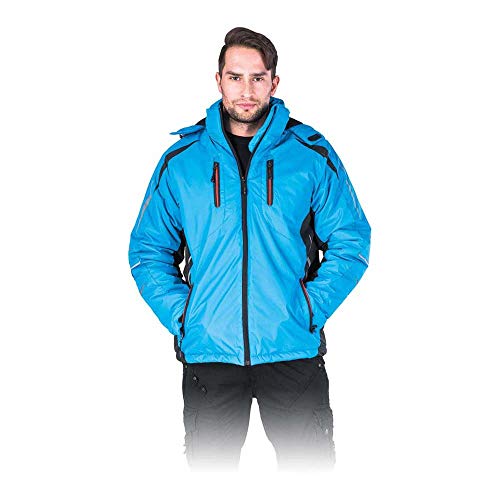 Leber&Hollman LH-Lagoon_Nbxxl Isolierte Schutzjacke, Blau-Schwarz, XXL Größe von Leber&Hollman