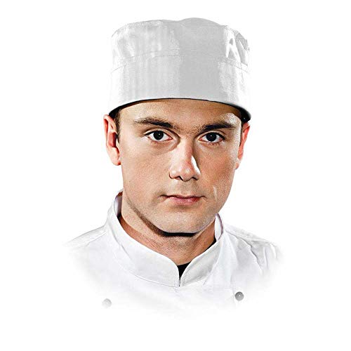 Leber&Hollman LH-SKULLER_WXXL Chefs Kitchen Schutzkochmütze, Weiß, XXL (60-62 cm) Größe von Leber&Hollman