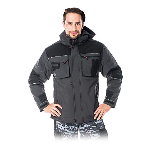 Leber&Hollman LH-STORM_SBXXXL Schutzjacke, Grau-Schwarz, XXXL Größe von Leber&Hollman