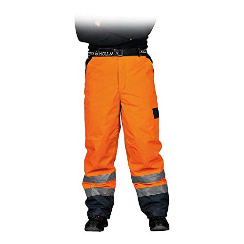 Leber&Hollman LH-VIBETRO_PL Visgre Gefütterte Schutzhose, Orange-Dunkelblau, L Größe von Leber&Hollman