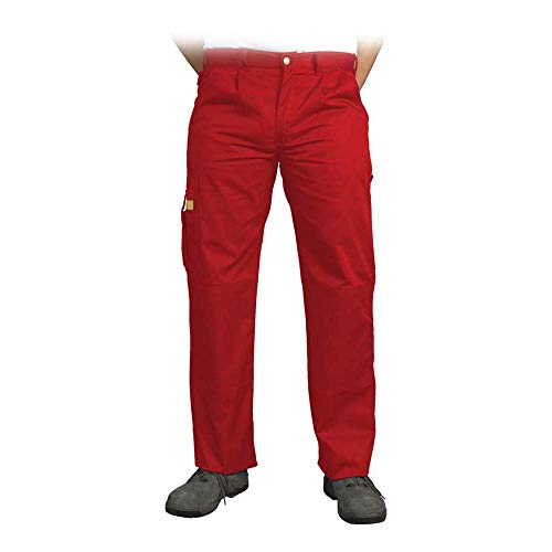 Leber&Hollman LH-Vobster_C60 Bivico Schutzhose, Rot, 60 Größe von Leber&Hollman