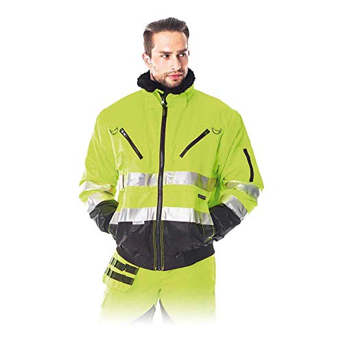 Leber&Hollman LH-XVERT-J_YBXXL Gefütterte Schutzjacke, Gelb-Schwarz, XXL Größe Leber&Hollman LH-XVERT-J_YBXXL Gefütterte Schutzjacke, Gelb-Schwarz, XXL Größe von LEBER & HOLLMAN