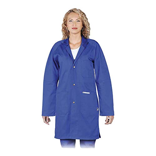 Leber&Hollman RAWPOL Damen-Schutzschürze mit Taschen Verschluss mit Druckknöpfen Arbeitskleidung für Reinigung Gartenarbeit Hotel strapazierfähiger Stoff Polyester Baumwolle XL blau Leber&Hollman RAWPOL Damen-Schutzschürze mit Taschen Verschluss mit Druckknöpfen Arbeitskleidung für Reinigung Gartenarbeit Hotel strapazierfähiger Stoff Polyester Baumwolle XL blau von LEBER & HOLLMAN