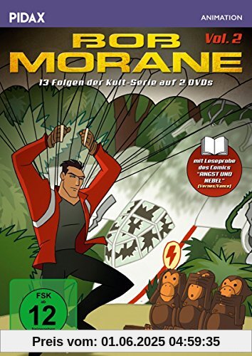 Bob Morane, Vol. 2 / Weitere 13 Folgen der beliebten Zeichentrickserie nach der Romanreihe von Henri Vernes + Booklet (Pidax Animation) [2 DVDs] von Leblanc, Norman J.