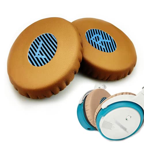 Ohrpolster Ersatz-Schaumstoff-Ohrpolster Kompatibel mit Bose SoundLink On-Ear (OE), On-Ear 2 (OE2), OE2i und SoundTrue On-Ear (OE) Kopfhörern (Braun) von Lechengjia
