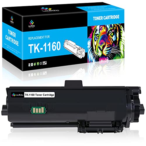 LeciRoba TK-1160 für Kyocera Toner TK1160 für Kyocera TK-1160 TK 1160 TK1160 Toner ECOSYS P2040DN P2040DW P2050DN P2040 DN P2040 DW 2040DN 2040DW (Schwarz, 1er-Pack) von LeciRoba