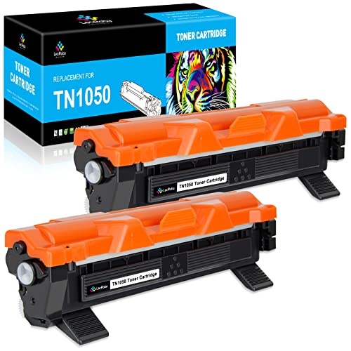 LeciRoba TN-1050 für Brother TN1050 TN-1050 Toner für Brother DCP-1510 DCP-1610W DCP-1612W DCP-1512 HL-1210W HL-1212W HL-1110 HL-1112 MFC-1810 MFC-1910W (2-Schwarz) von LeciRoba