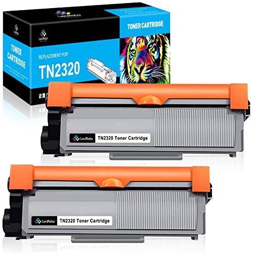 LeciRoba TN-2320 für Brother TN2320 TN-2320 Toner für Brother MFC-L2700DN L2720DW HL-L2340DW L2365DW L2360DN L2300D L2500D L2520DW (2 Schwarz) von LeciRoba