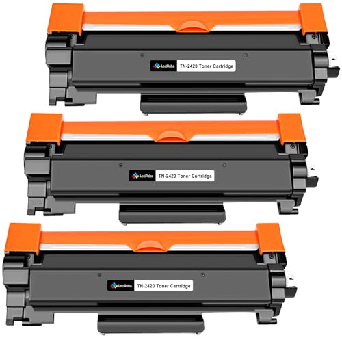 LeciRoba TN-2420 für Brother TN2420 TN-2420 TN2410 TN-2410 toner für Brother DCP-L2530DW L2510D L2537DN L2550DN HL-L2350DW L2310D L2357DW L2370DN L2375DW MFC-L2710DW L2710DN L2730DW L2750DW (3Schwarz) von LeciRoba