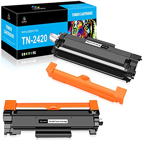 LeciRoba TN-2420 für Brother TN2420 TN-2420 TN2410 TN-2410 toner für Brother DCP-L2530DW L2510D L2537DN L2550DN HL-L2350DW L2310D L2357DW L2370DN L2375DW MFC-L2710DW L2710DN L2730DW L2750DW (2Schwarz) von LeciRoba