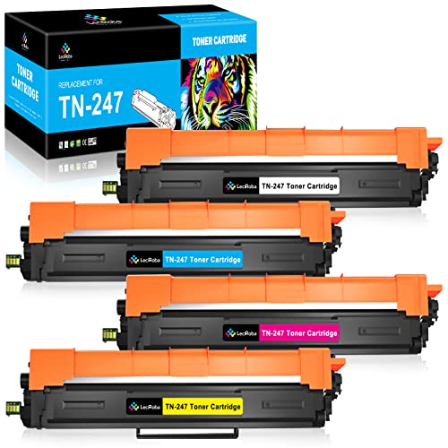 LeciRoba TN247 Toner für Brother TN247 TN243 für Brother DCP-L3550CDW DCP-L3510CDW HL-L3210CW HL-L3230CDN HL-L3230CDW HL-L3270CDW MFC-L3710CW MFC-L3730CDN MFC-L3750CDW MFC-L3770CDW (4-Packung) von LeciRoba
